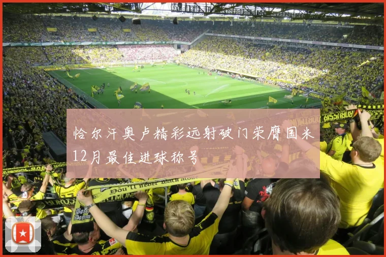 恰尔汗奥卢精彩远射破门荣膺国米12月最佳进球称号